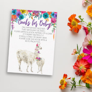 Boeken voor Baby Llama Fiesta Bright Flower Informatiekaartje