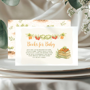 Boeken voor Baby lokaal geteelde moestuin Informatiekaartje