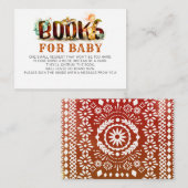 Boeken voor Baby Mexican Style Baby shower Informatiekaartje (Voorkant / Achterkant)