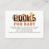 Boeken voor Baby Mexican Style Baby shower Informatiekaartje (Voorkant)