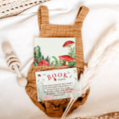 Boeken voor Baby Mushroom Baby shower Informatiekaartje