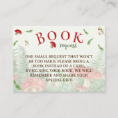 Boeken voor Baby Mushroom Baby shower Informatiekaartje (Voorkant)