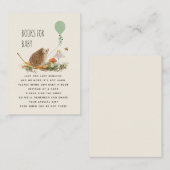 Boeken voor Baby paddenstoelen Eelballon Informatiekaartje (Voorkant / Achterkant)