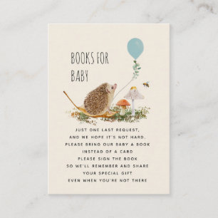 Boeken voor Baby paddenstoelen Eelballonjongen Informatiekaartje