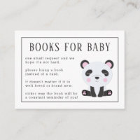 Boeken voor Baby Panda Baby shower