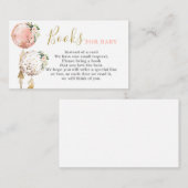 Boeken voor Baby Pink Balloons Kaart (Voorkant / Achterkant)