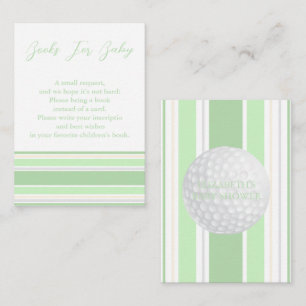 Boeken voor baby preppy baby shower informatiekaartje