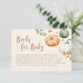Boeken voor Baby | Pumpkin Herfst Foliage Baby sho Informatiekaartje (Staand voorkant)