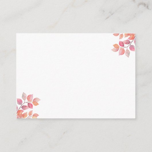 Boeken voor Baby Pumpkin Pink Girl Baby shower Informatiekaartje (Achterkant)