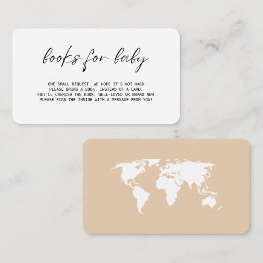 Boeken voor Baby reispaspoortinstapkaart Boho Informatiekaartje (Voorkant / Achterkant)