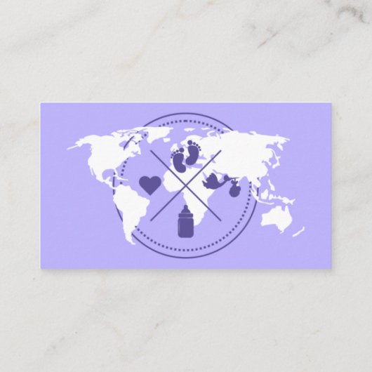 Boeken voor Baby-reispaspoortinstapkaarten Informatiekaartje (Achterkant)