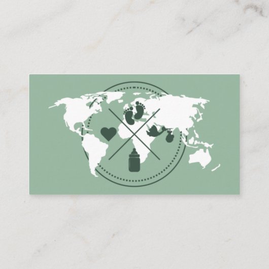 Boeken voor Baby-reispaspoortinstapkaarten Informatiekaartje (Achterkant)