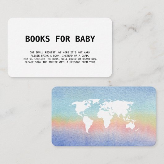 Boeken voor Baby reispaspoortinstapmodel Informatiekaartje (Voorkant / Achterkant)