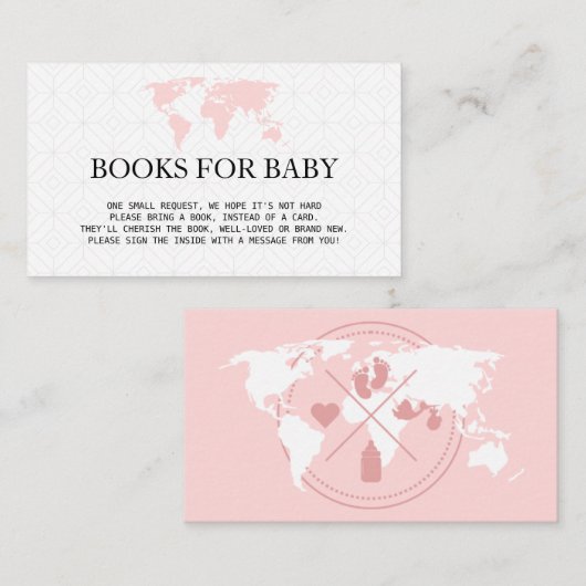 Boeken voor Baby reispaspoortinstapmodel Informatiekaartje (Voorkant / Achterkant)