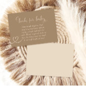 Boeken voor Baby Request Kaart Neutral Minimalist