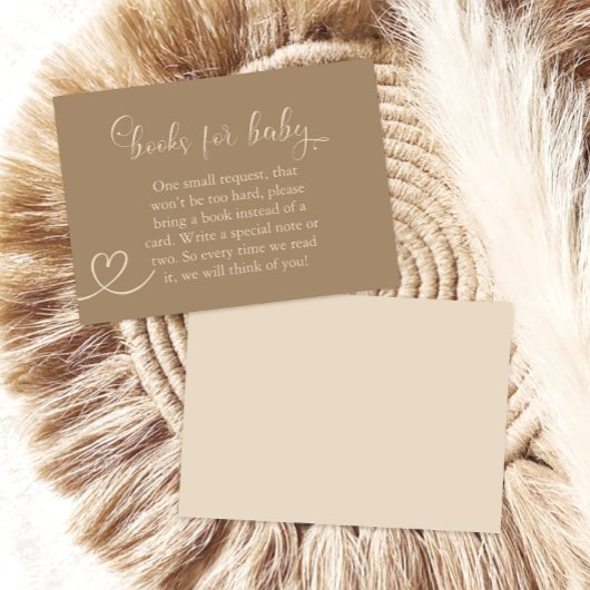 Boeken voor Baby Request Kaart Neutral Minimalist