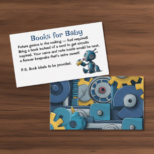 Boeken voor Baby Robot Gears Informatiekaartje