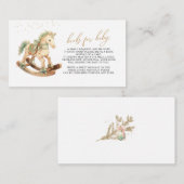 Boeken voor Baby Rocking Horse Informatiekaartje (Voorkant / Achterkant)