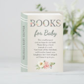 Boeken voor Baby Sage Library Storybook Neutral Informatiekaartje (Staand voorkant)