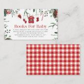 Boeken voor Baby Santa Babykleding Kerstwinter Informatiekaartje (Voorkant / Achterkant)