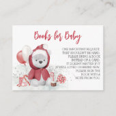 Boeken voor Baby Santa Polar Teddy Bear Informatiekaartje (Voorkant)
