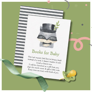Boeken voor Baby   Schattig Baby wasbeer Baby show Informatiekaartje
