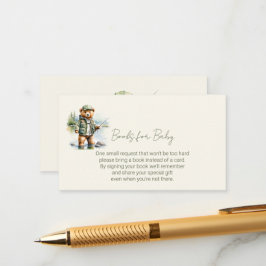 Boeken voor Baby Schattige Beer Gevist Informatiekaartje