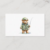 Boeken voor Baby Schattige Beer Gevist Informatiekaartje (Achterkant)