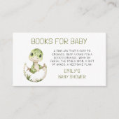 Boeken voor Baby Schattige Dinosaur Waterverf Show Informatiekaartje (Voorkant)