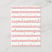 Boeken voor baby Schattige Pink Elephant Informatiekaartje (Achterkant)