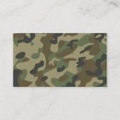 Boeken voor Baby shower Camo Enclosure Kaart (Achterkant)