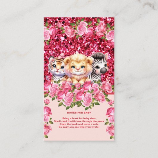 Boeken voor Baby shower Enclosure Kaart (Voorkant)