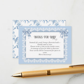 boeken voor Baby shower Enclosure Kaart
