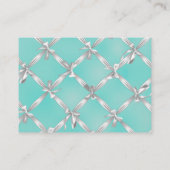 Boeken voor Baby shower Enclosure Turquoise White Informatiekaartje (Achterkant)