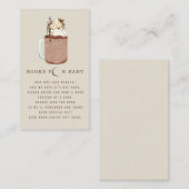 Boeken voor Baby shower iCoffee Book Request Informatiekaartje (Voorkant / Achterkant)
