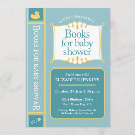 Boeken voor Baby shower Kaart