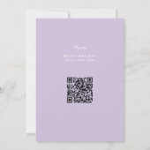 Boeken voor Baby shower Lavender Kaart (Achterkant)