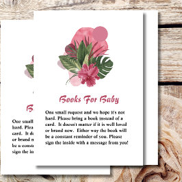 Boeken voor baby shower spel bubbly en brunch informatiekaartje