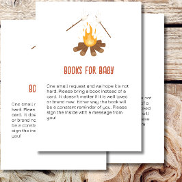 Boeken voor baby shower spel Smore baby shower the Informatiekaartje
