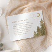 Boeken voor Baby shower van bossen voor Baby Informatiekaartje