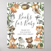 Boeken voor Baby showers van bosgebieden voor Baby Poster (Voorkant)