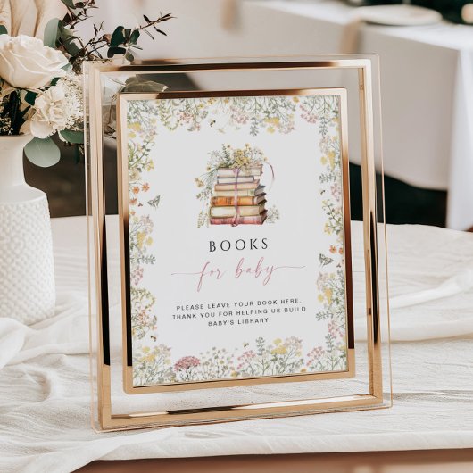 Boeken voor Baby Sign Wildflower Chapter Poster