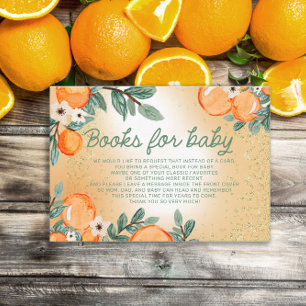 Boeken voor Baby Sinaasappels Groene Bladeren Klei Informatiekaartje