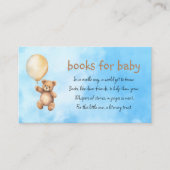 Boeken voor baby sky teddy request enclosure card informatiekaartje (Voorkant)