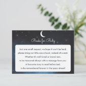 Boeken voor baby Sterrennacht Baby shower Kaart (Staand voorkant)