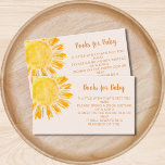 Boeken voor Baby Sunshine Baby shower Informatiekaartje<br><div class="desc">Deze schattige Boeken voor Baby Kaarten zijn versierd met een waterverf zon op een zachte crèmeachtergrond. De tekst kan worden aangepast. Omdat wij ons kunstwerk creëer,  zult u dit nauwkeurige afbeelding niet vinden van andere ontwerpers. Oorspronkelijke Waterverf © Michele Davies.</div>