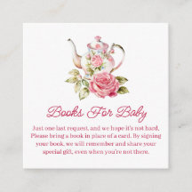 Boeken voor baby, Tea Party Girl baby shower