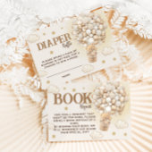 Boeken voor Baby Teddy Bear Boho Balloons Informatiekaartje