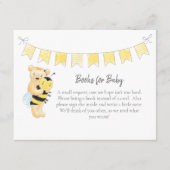Boeken voor Baby Teddy Bear en Bee Informatiekaartje (Voorkant)