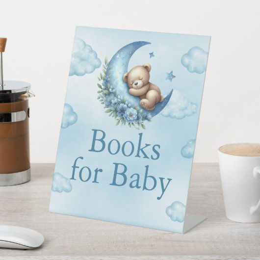 Boeken voor Baby Teddy Bear Over The Moon Reclamebord Met Voetstuk (Insitu)